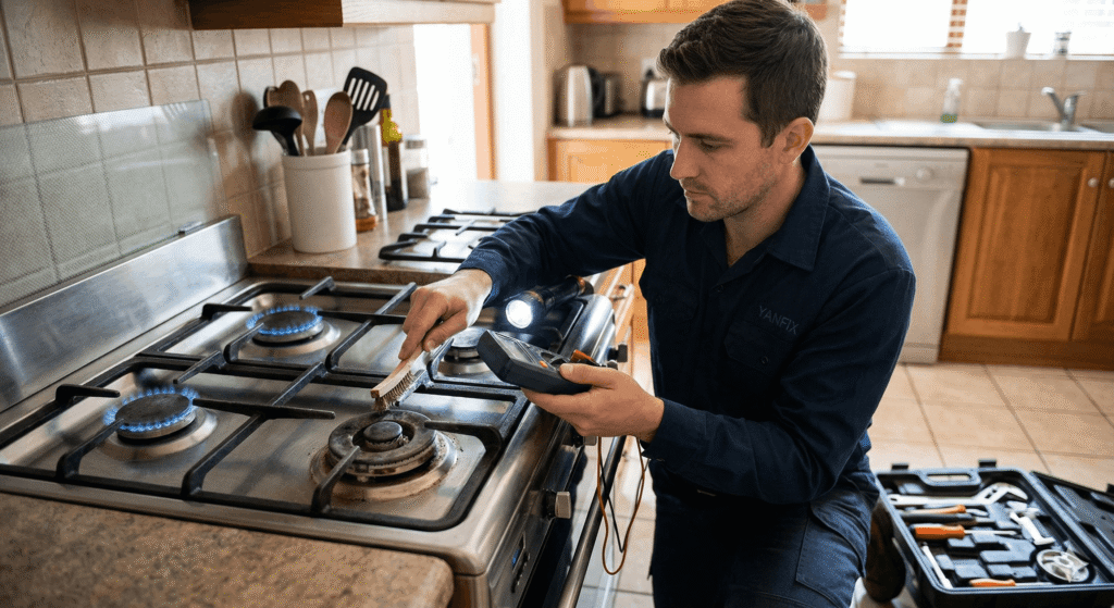Gas stove burner won't ignite