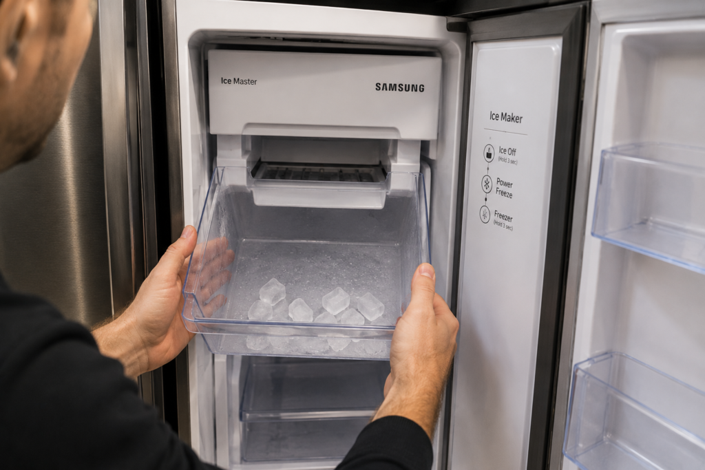 Samsung refrigerator ice maker not making enough ice due to ice maker problem